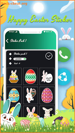 Animated Easter WAStickerApps screenshot