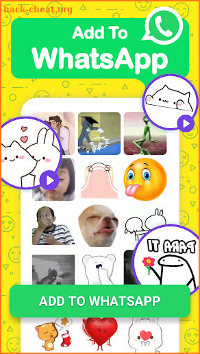 Animated Emojis Sticker for WA screenshot