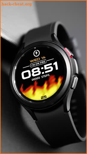 Animated Fire Watch Face screenshot