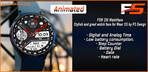 Animated FS W250 Watchface screenshot