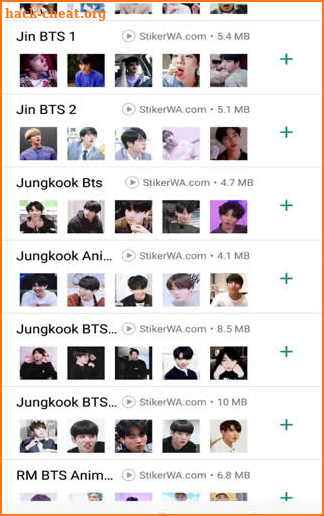 Animated KPOP BTS Sticker WA screenshot