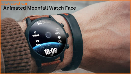 Animated Moonfall Watch Face screenshot