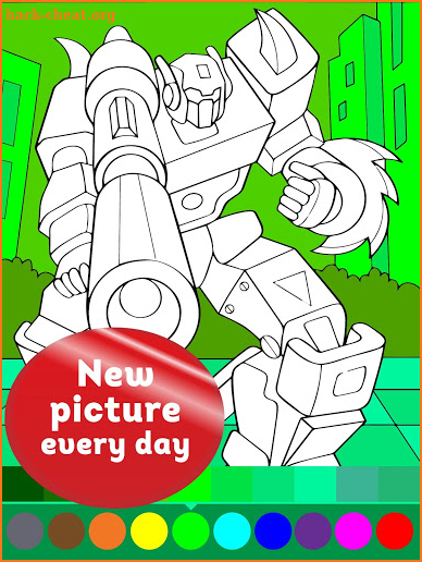 Animated Robots Coloring Book for Boys screenshot