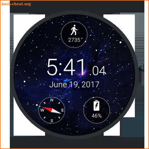 Animated Starfield Watch Face screenshot