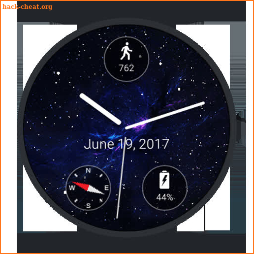 Animated Starfield Watch Face screenshot