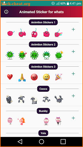 Animated Stickers for whats WA screenshot