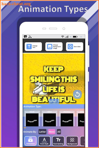 Animated Text Creator - Text Animation video maker screenshot
