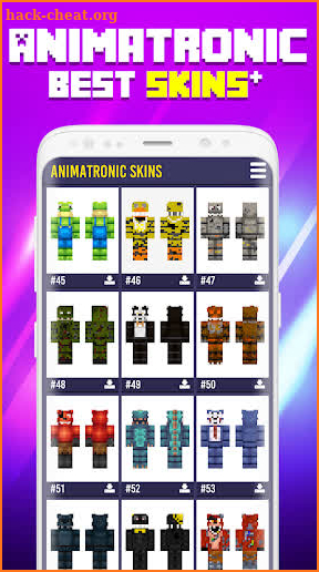 Animatronic Skins screenshot