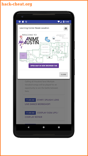 Anime Austin Schedule screenshot