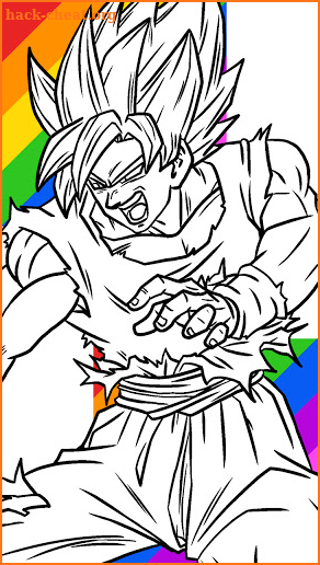 Anime Coloring Book Ultra Instinct screenshot