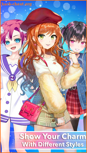 Anime Dress Up Queen Game for girls screenshot