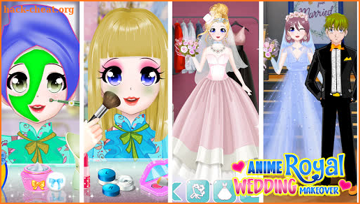 Anime Dress Up Wedding Makeover: Doll avatar maker screenshot