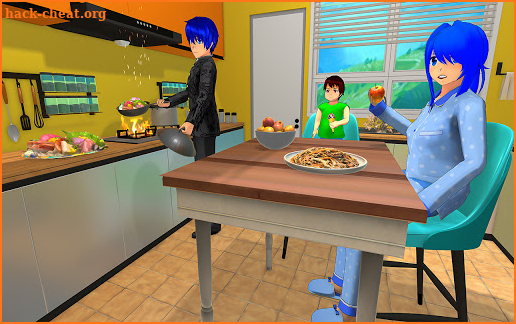 Anime Family Life Simulator: Pregnant Mother Games screenshot