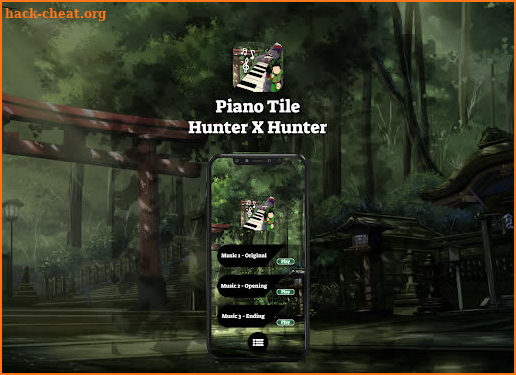 Anime Games Piano GonGon - Games Hunter x Hunter screenshot