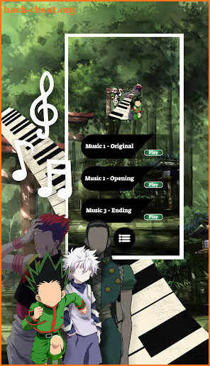 Anime Games Piano GonGon - Games Hunter x Hunter screenshot