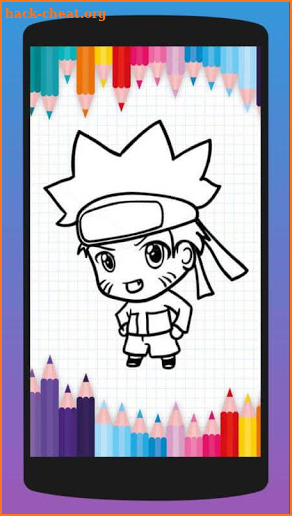 Anime Girls Chibi Coloring Book screenshot