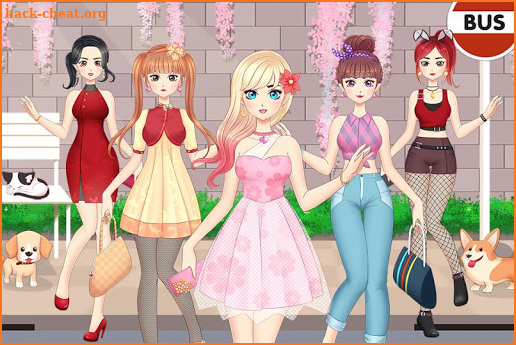 Anime Girls Fashion - Makeup & Dress up screenshot