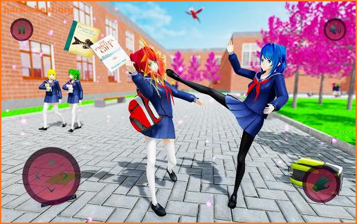 Anime High School Girl Yandere Gangster Games 2021 screenshot