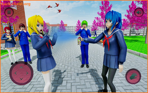 Anime High School Girl Yandere Gangster Games 2021 screenshot