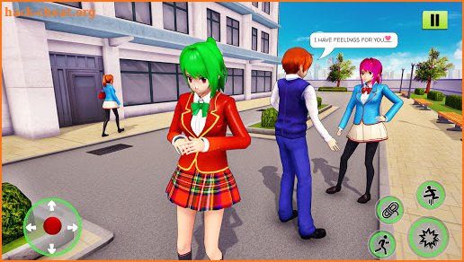 Anime High School Sakura Girl Life Simulator 2021 screenshot