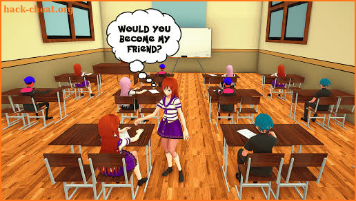 Anime High School YUMI Girl 3D screenshot