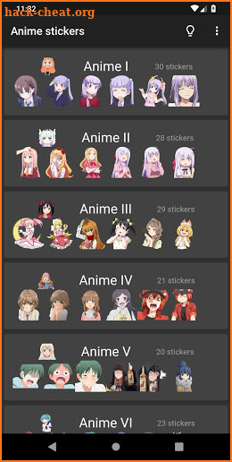 Anime Kawaii Stickers for WhatsApp - WAStickerApps screenshot