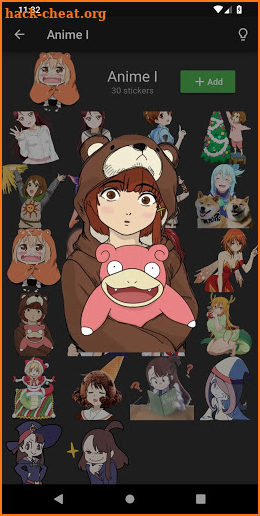 Anime Kawaii Stickers for WhatsApp - WAStickerApps screenshot