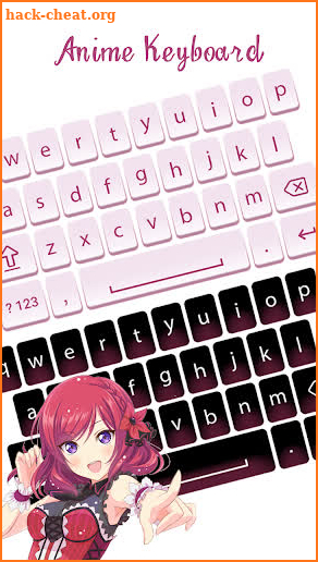 Anime keyboard screenshot