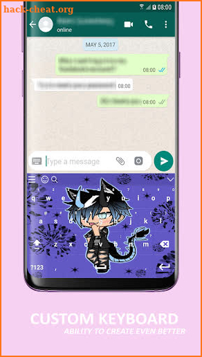 Anime Keyboard Theme Gacha Life screenshot