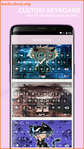 Anime Keyboard Theme Gacha Life screenshot