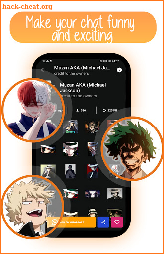 Anime Memes Stickers For WhatsApp 2021 screenshot