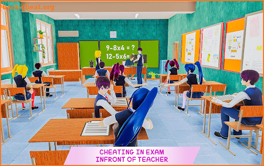 Anime School Girl Life Sim 3D screenshot