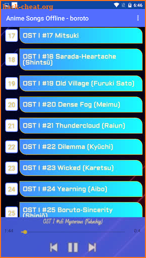 Anime Songs Offline screenshot