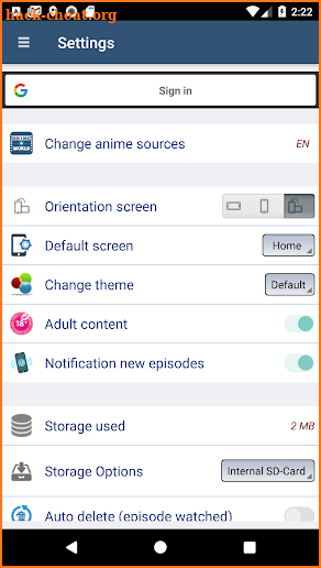 Anime World screenshot