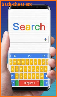 Anime Yellow Keyboard Theme For Googlle Cartoon screenshot