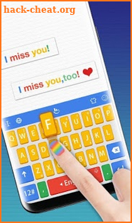 Anime Yellow Keyboard Theme For Googlle Cartoon screenshot