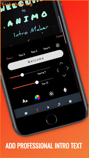Animo - Intro Maker for YouTube Music Video Editor screenshot