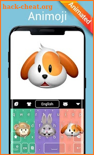 Animoji GO Keyboard Animated Theme screenshot