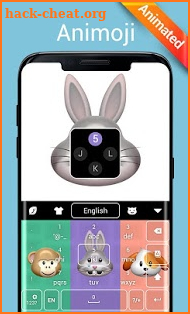 Animoji GO Keyboard Animated Theme screenshot