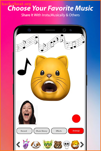 Animojis Karaoke & emojis 2018 screenshot