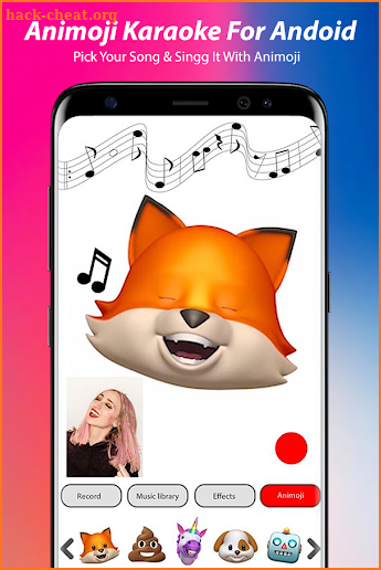 Animojis Karaoke & emojis 2018 screenshot