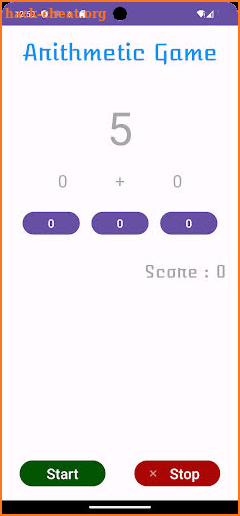 Anithmetic Game screenshot