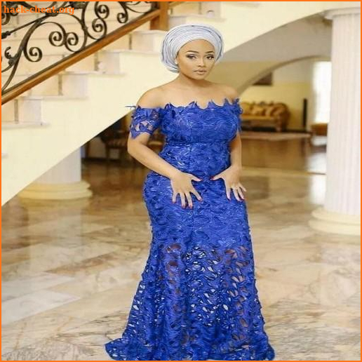 Ankara Royal Blue Dresses screenshot