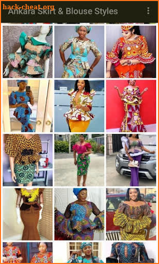 Ankara Skirt & Blouse Styles screenshot