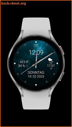 Anko Design Blue 6.2 - Wear OS screenshot