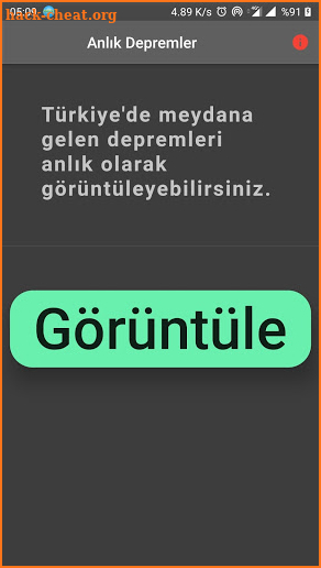 Anlık Depremler screenshot
