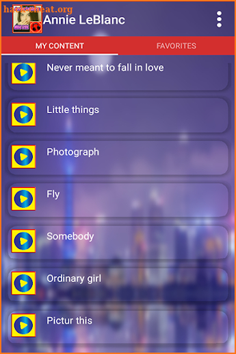 ANNIE LEBLANC MUSIC AND LYRIC screenshot