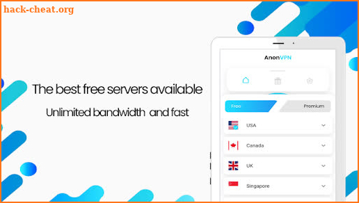 AnonVPN – Free VPN Proxy Server, Fast VPN, Adblock screenshot