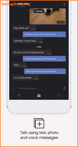 Anonymous Chat / Audio & Photo / AnonChat screenshot