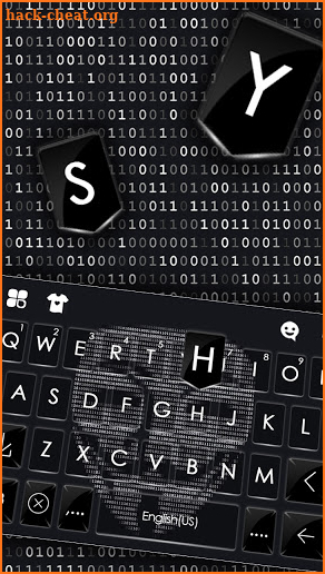 Anonymous Code Keyboard Background screenshot